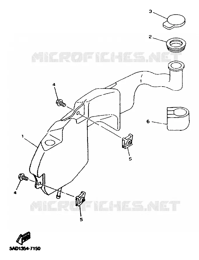 FUEL TANK Yamaha SCOOTER 50 2001 NEOS  YN50R