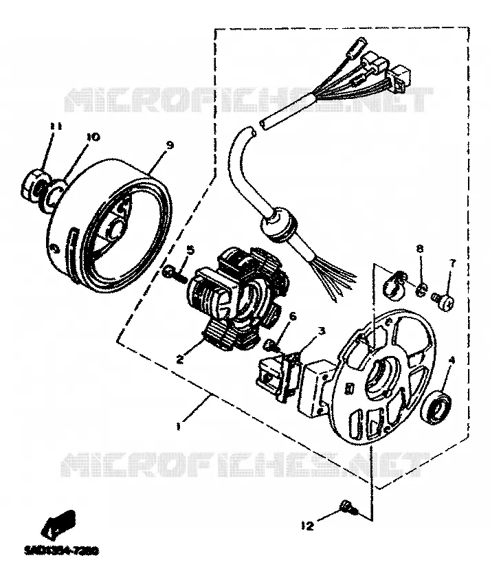 IGNITION Yamaha SCOOTER 50 2001 NEOS  YN50R NEO'S 50