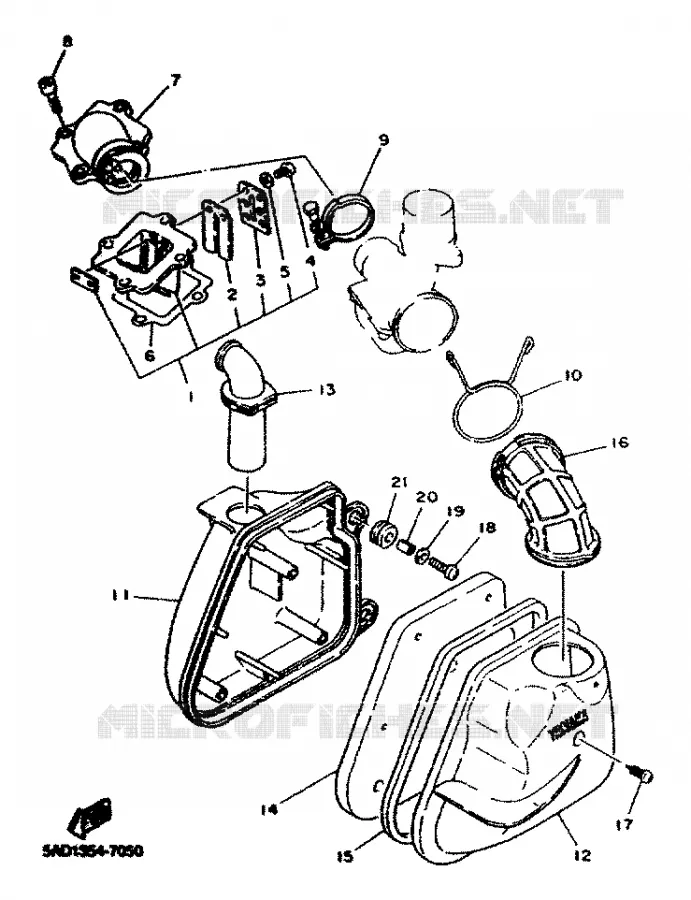 INTAKE Yamaha SCOOTER 50 2001 NEOS  YN50R NEO'S 50