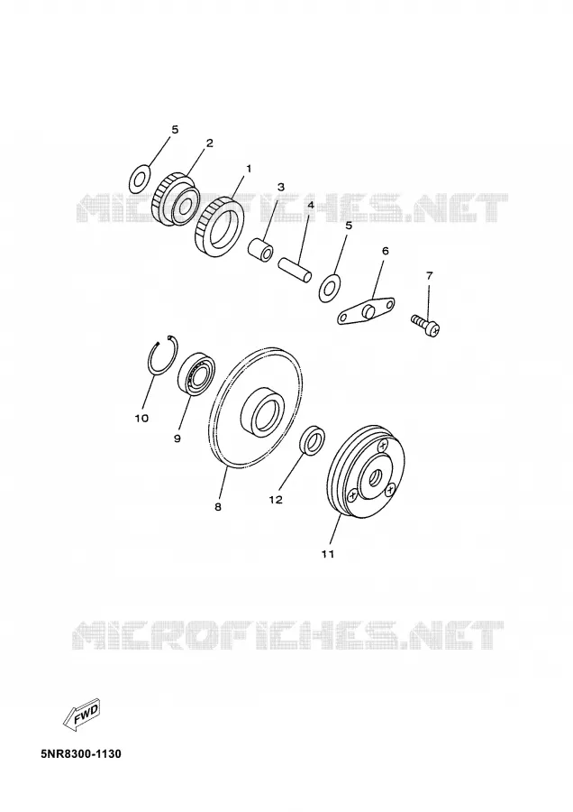 STARTER MOTOR Yamaha SCOOTER 125 2005 MAJESTY  YP125E