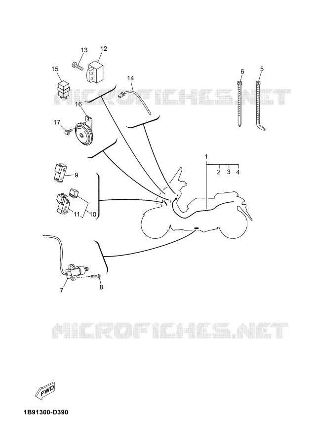 ELECTRICAL 2 Yamaha SCOOTER 125 2006 XMAX  YP125R