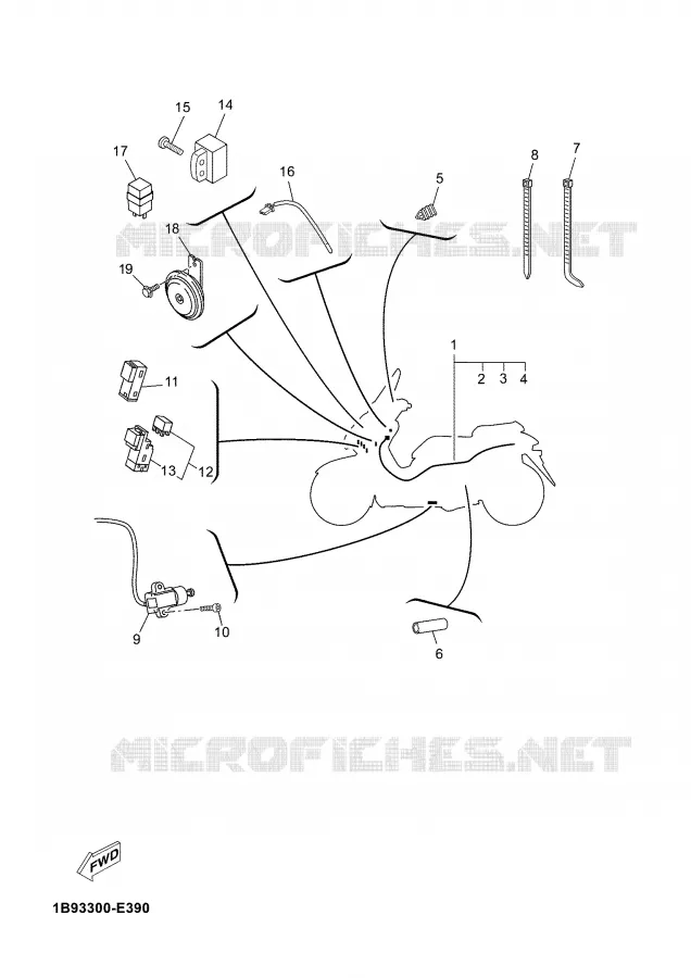 ELECTRICAL 2 Yamaha SCOOTER 125 2007 XMAX  YP125R