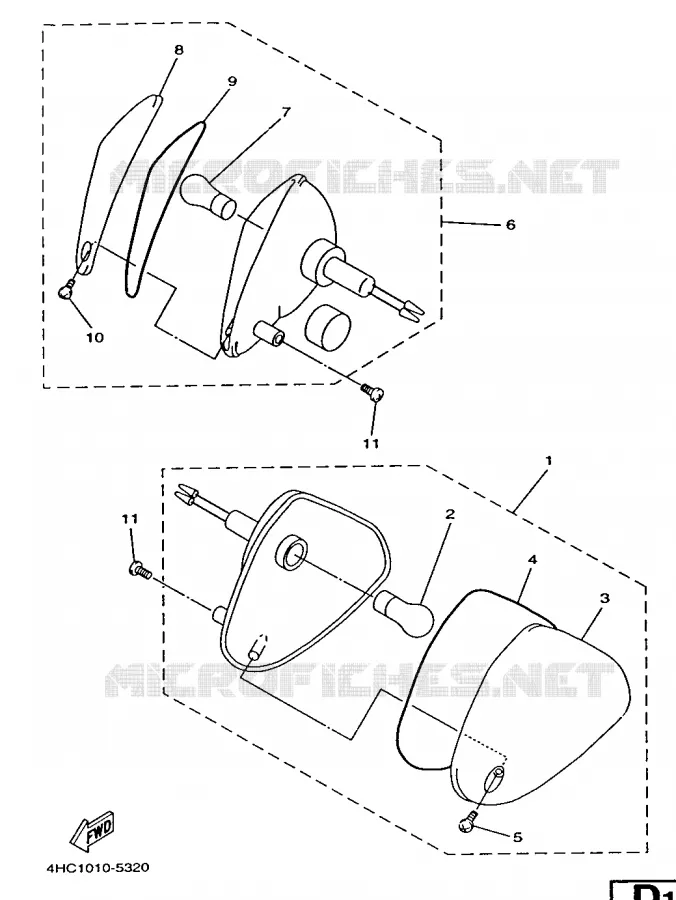 INDICATOR Yamaha SCOOTER 250 1996 MAJESTY  YP250