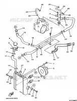 RADIATOR / HOSES for Yamaha MAJESTY 1998