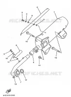 EXHAUST for Yamaha MAJESTY 1998