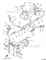 RADIATOR / HOSES for Yamaha MAJESTY 1998
