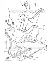 HANDLEBAR & CABLES for Yamaha MAJESTY 1998