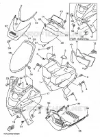 LEG SHIELD for Yamaha MAJESTY 1998