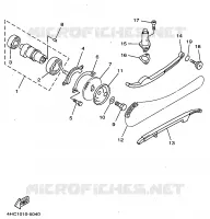 CAMSHAFT / TIMING CHAIN for Yamaha MAJESTY 1998