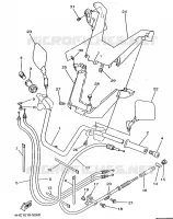 HANDLEBAR & CABLES for Yamaha MAJESTY 1998