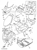 LEG SHIELD for Yamaha MAJESTY 1998