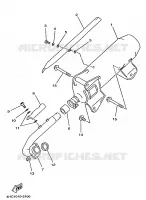 EXHAUST for Yamaha MAJESTY 1998