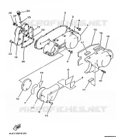 COVER   ENGINE 1 for Yamaha MAJESTY 1998