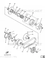 STARTER CLUTCH for Yamaha MAJESTY 1998