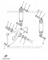 SWINGARM / SHOCK ABSORBER for Yamaha MAJESTY 1998