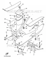 STAND / FOOTREST for Yamaha MAJESTY 1998