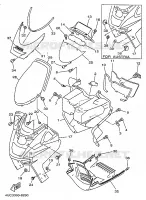 LEG SHIELD for Yamaha MAJESTY 1998