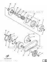 STARTER CLUTCH for Yamaha MAJESTY 1998