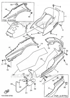 SIDE COVER for Yamaha MAJESTY 1998