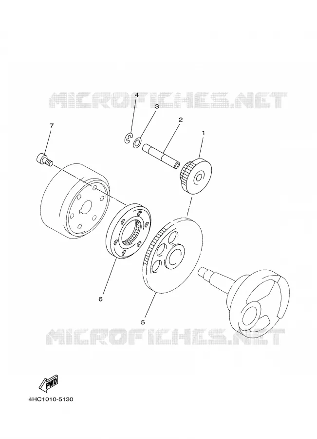 STARTER MOTOR Yamaha SCOOTER 250 2000 MAJESTY  YP250