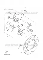 FRONT BRAKE CALIPER for Yamaha MAJESTY ABS 2003