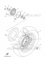 REAR WHEEL for Yamaha MAJESTY ABS 2003
