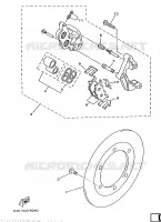 FRONT BRAKE CALIPER for Yamaha MAJESTY 1998