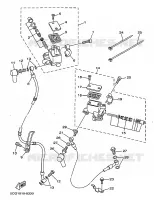 FRONT MASTER CYLINDER for Yamaha MAJESTY 1998