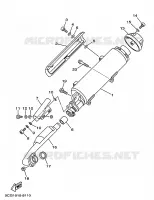 EXHAUST for Yamaha MAJESTY 1998