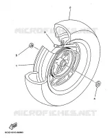 REAR WHEEL for Yamaha MAJESTY 1998