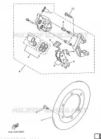 FRONT BRAKE CALIPER for Yamaha MAJESTY 1998