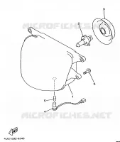 HEADLIGHT for Yamaha MAJESTY 1998