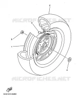 REAR WHEEL for Yamaha MAJESTY 1998