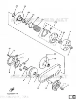STARTER CLUTCH for Yamaha MAJESTY 1998