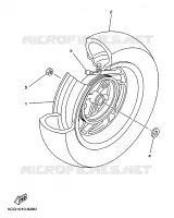 REAR WHEEL for Yamaha MAJESTY 1998
