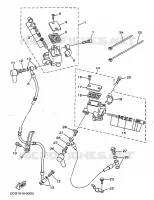 FRONT MASTER CYLINDER for Yamaha MAJESTY 1998