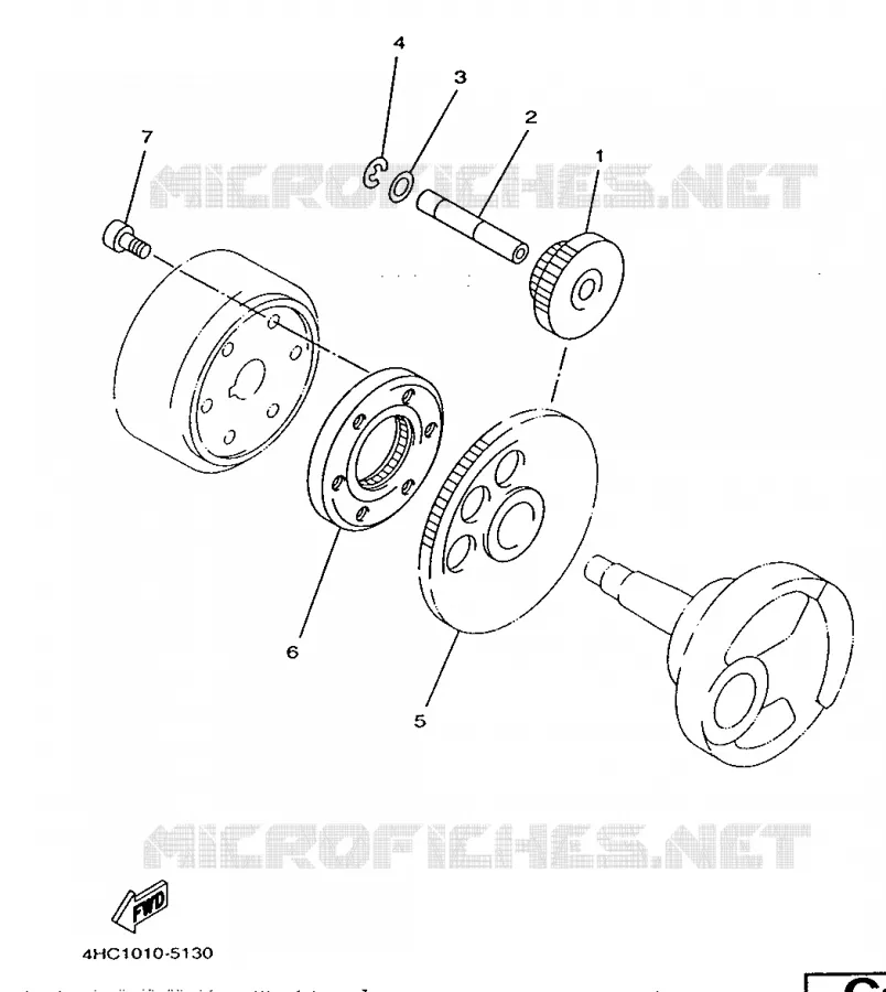 STARTER MOTOR Yamaha SCOOTER 250 1998 MAJESTY  YP250D