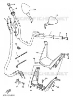 HANDLEBAR & CABLES for Yamaha MAJESTY 1998