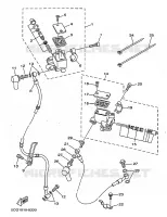 FRONT MASTER CYLINDER for Yamaha MAJESTY 1998