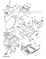 LEG SHIELD for Yamaha MAJESTY 1998