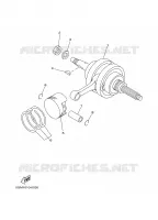 CRANKSHAFT / PISTON for Yamaha MAJESTY 2003