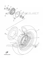 REAR WHEEL for Yamaha MAJESTY 2003