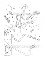 HANDLEBAR & CABLES for Yamaha MAJESTY 2003