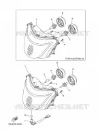 HEADLIGHT for Yamaha MAJESTY 2003
