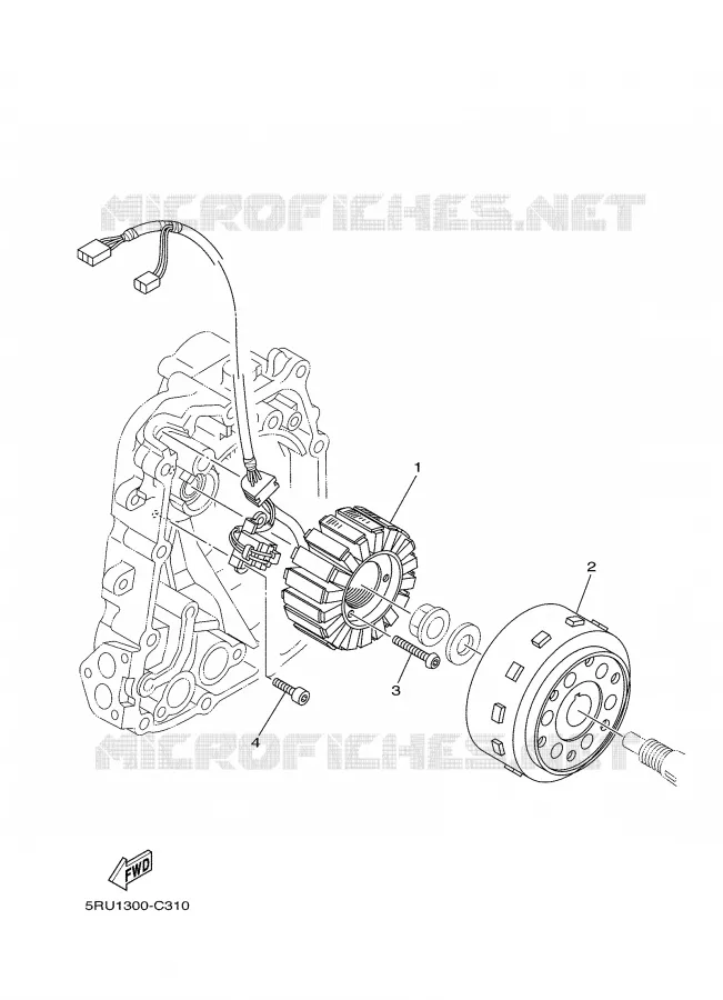 IGNITION Yamaha SCOOTER 400 2006 MAJESTY  YP400