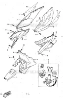 SIDE COVER for Yamaha AEROX 1997