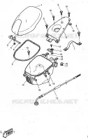 SEAT / CARRIER for Yamaha AEROX 1997