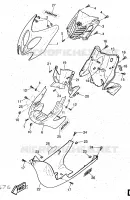 LEG SHIELD for Yamaha AEROX 1997