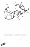 HEADLIGHT for Yamaha AEROX 1997