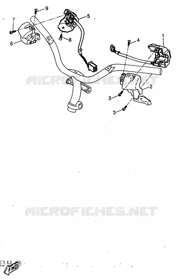 SWITCH / LEVER Yamaha SCOOTER 50 1997 AEROX  YQ50